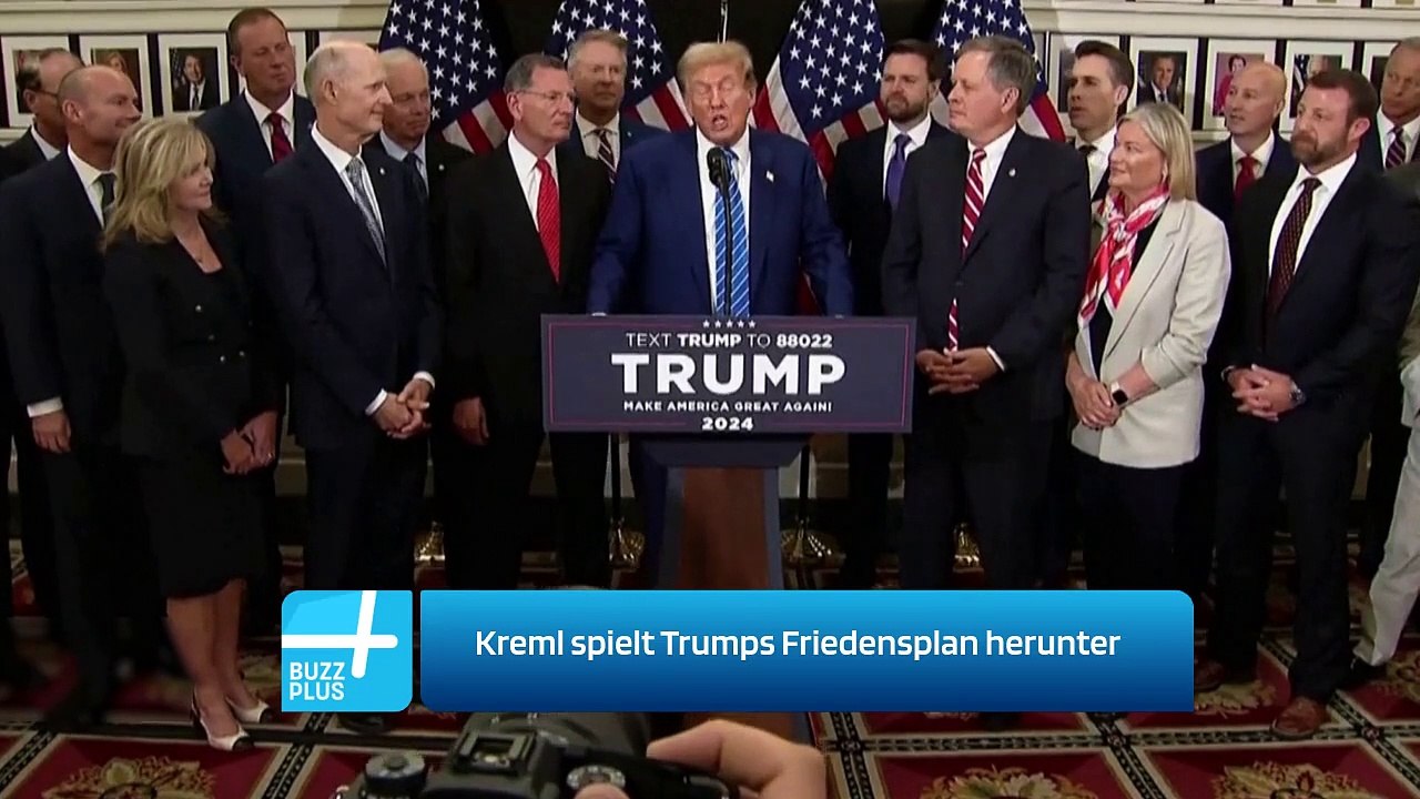 Kreml spielt Trumps Friedensplan herunter