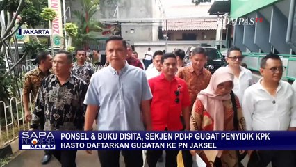 Tak Terima Ponsel dan Bukunya Disita, Hasto Gugat Penyidik KPK ke PN Jaksel