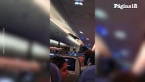 Llegan a Montevideo los pasajeros de Air Europa de vuelo desviado por fuertes turbulencias_VIDEO