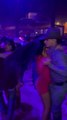 Couple Trips and Falls While Spinning on Dance Floor