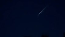 Asteroid breaks apart in dazzling display of space debris at midnight