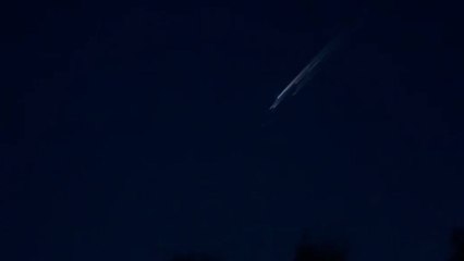 Asteroid breaks apart in dazzling display of space debris at midnight