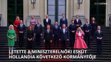 Félévnyi huzavona után beiktatták Hollandia új miniszterelnökét