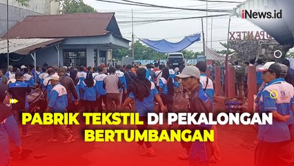 Terkena PHK, Ratusan Buruh Pabrik Tekstil di Pekalongan Tuntut Gaji dan Pesangon