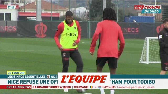 Nice refuse 35 M d'Euros de West Ham pour Jean-Clair Todibo - Foot - Ligue 1 - Transferts