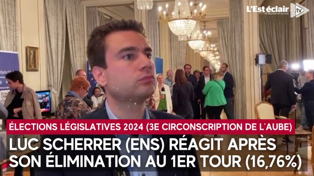 Luc Scherrer éliminé au 1er tour des législatives appelle à voter pour Olivier Girardin (3e circo)