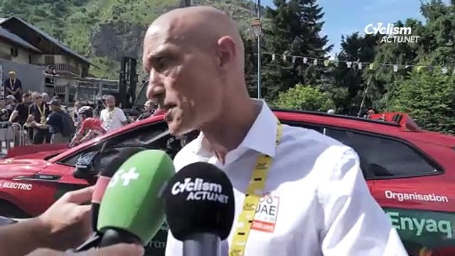 Cyclisme - Tour de France 2024 - Mauro Gianetti : On aurait préféré 20 min d'avance à l'arrivée, mais bon...