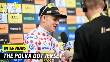 Post-race interview - Polka Dot Jersey - Stage 4 - Tour de France 2024