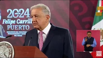 AMLO Informa sobre la preparación del Ejército y la Marina ante huracán Beryl