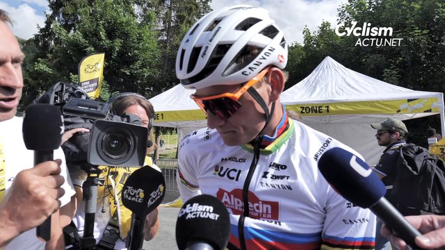 Cyclisme - Tour de France 2024 - Mathieu van der Poel : Il y a deux ans, j'étais dans la voiture dans le Galibier, donc c'est bien d'avoir pu le monter à vélo