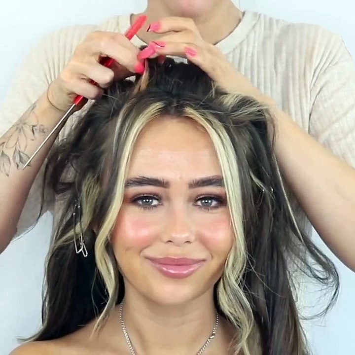 Edgy Hairstyle Using Elastics (SUPER SIMPLE)