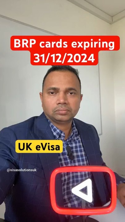 UK eVisa & BRP / BRC Expiring 31/12/2024 - Right to Work, Right to Rent, etc.