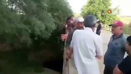 Serinlemek için girdiği derede boğuldu