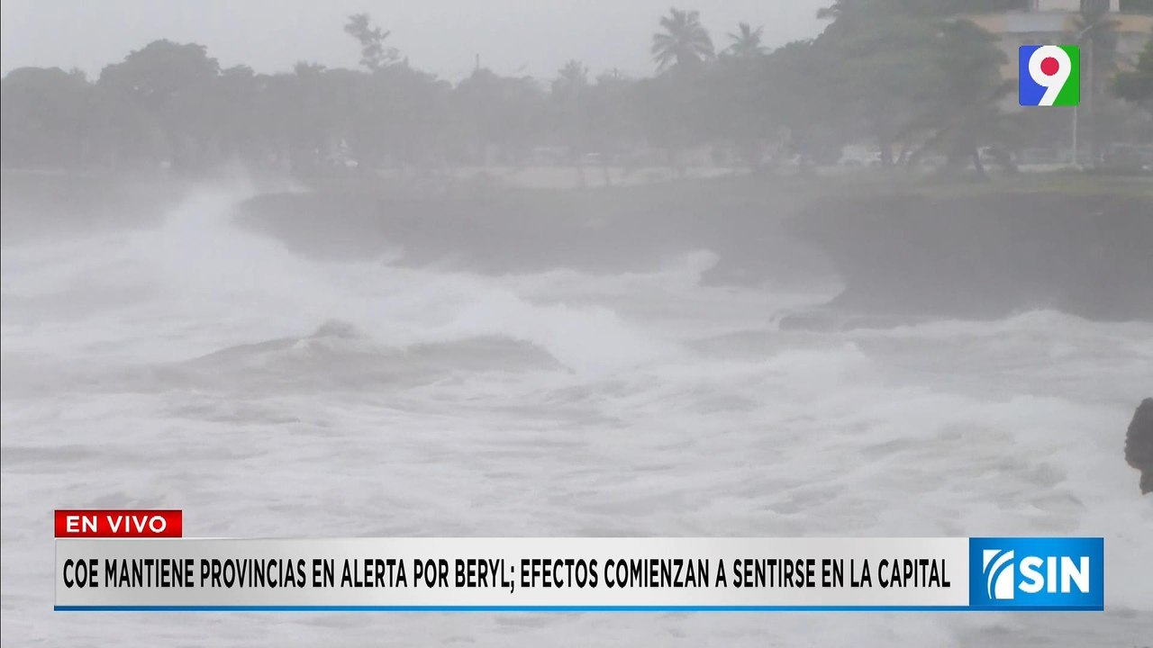 Avanza la tormenta Beryl y COE eleva provincias en alerta | Primera Emisión SIN