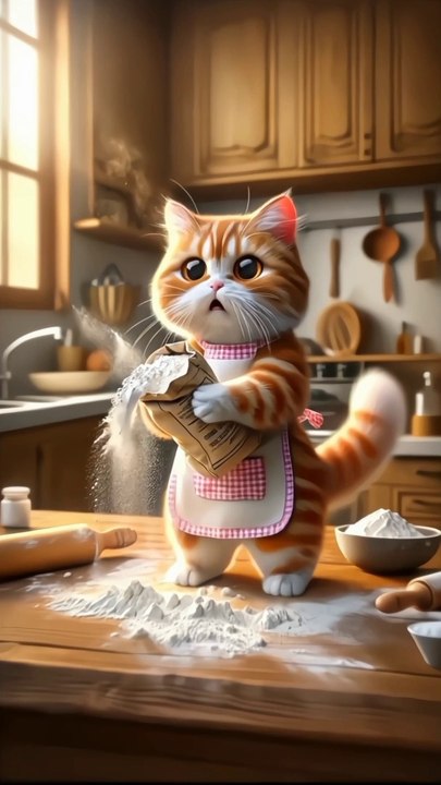 Orange cat breakfast chronicles  | sad story | AI cat story | cute cat videos | funny cat videos | #shorts #cat #cute #kitten #animal #animals #nacats010