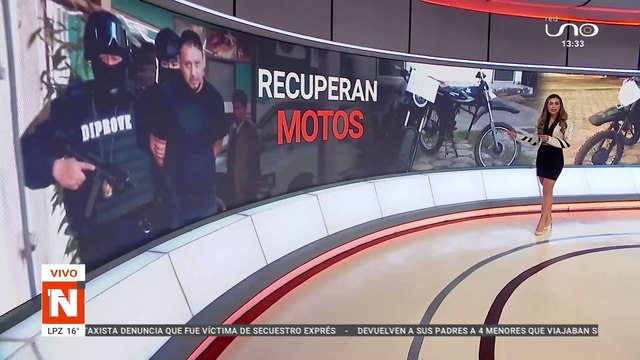RECUPERAN 2 MOTOS ROBADAS