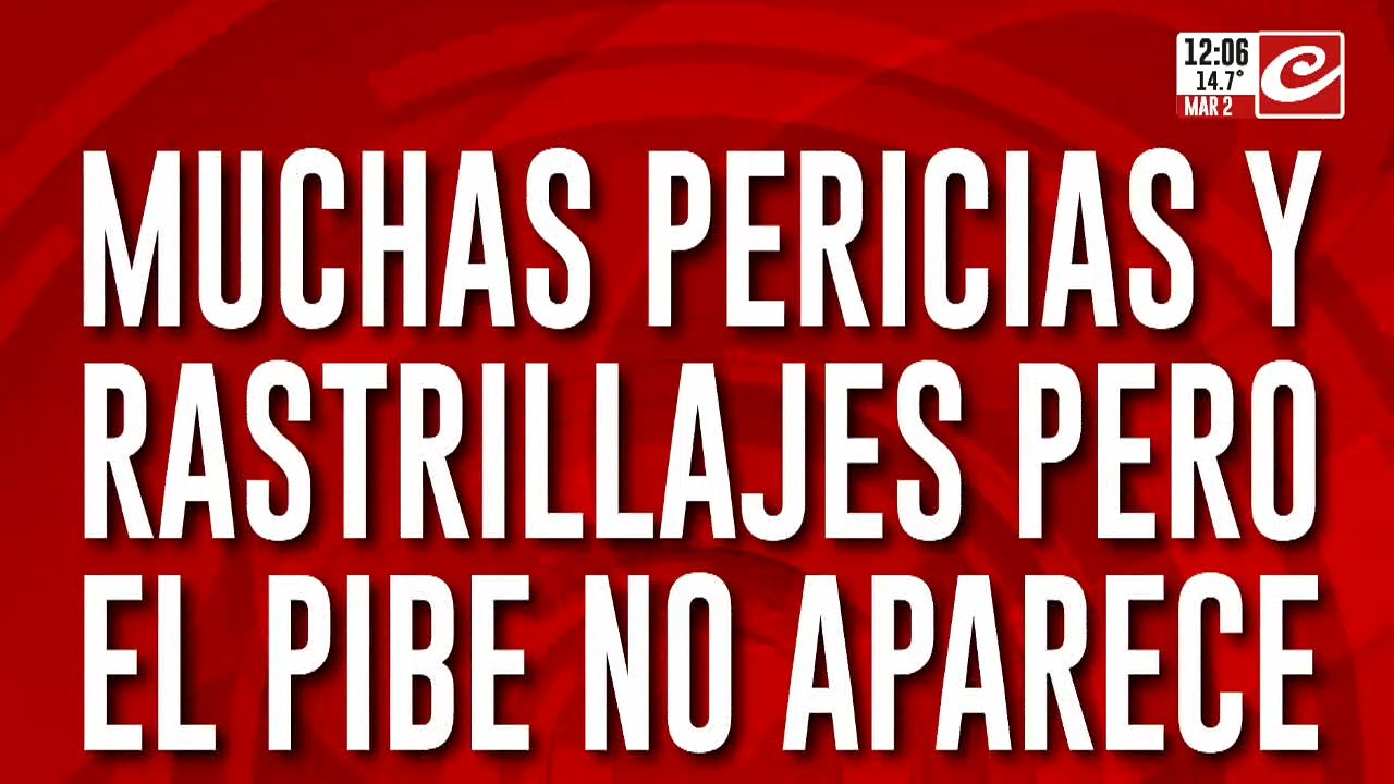 Desaparición de Loan: este es el lugar donde se lo vio por última vez