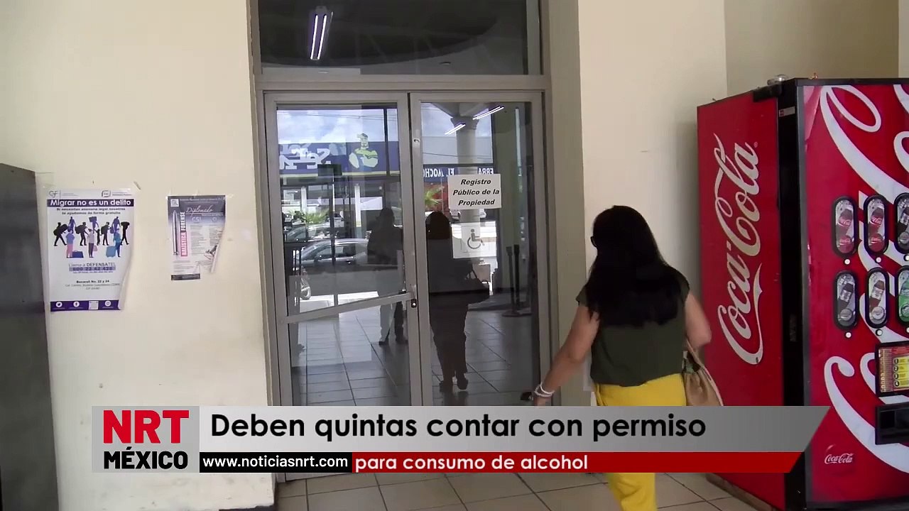 Deben quintas contar con permiso para consumo de alcohol