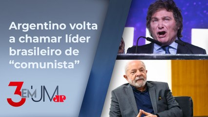 Milei chama Lula de “perfeito dinossauro idiota” em novo ataque