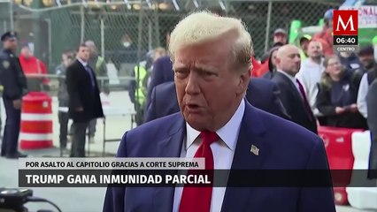 Trump celebra fallo de inmunidad parcial por asalto al Capitolio