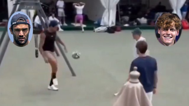 Jannik Sinner y Matteo Berrettini, tenistas italianos se suben a la fiebre de la Euro 2024 previo a su duelo en Wimbledon