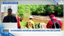 Buscan a dos personas que fueron arrastradas por la corriente en Jalisco