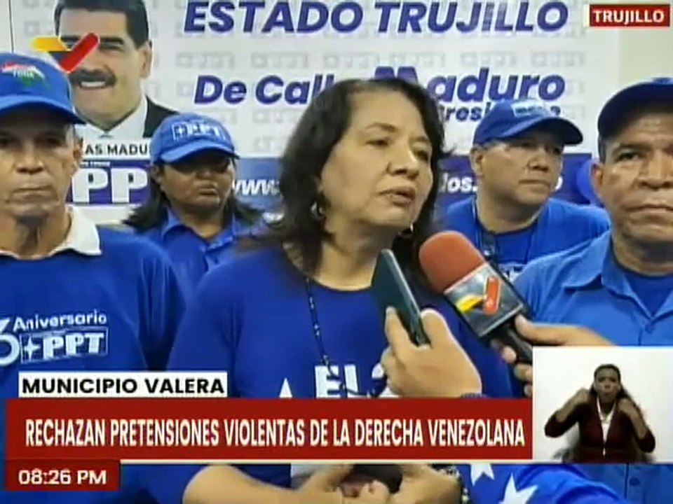 Trujillo | PPT rechaza las pretensiones desestabilizadoras contra la Revolución Bolivariana