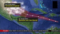 Nasa capta a 'Beryl' desde el espacio; 