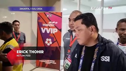 Erick Thohir Semangati Timnas U16: Jangan Nangis, Oktober Ketemu Australia Kita Sikat!