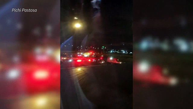 Llegan a Uruguay pasajeros de vuelo desviado a Brasil tras fuertes turbulencias