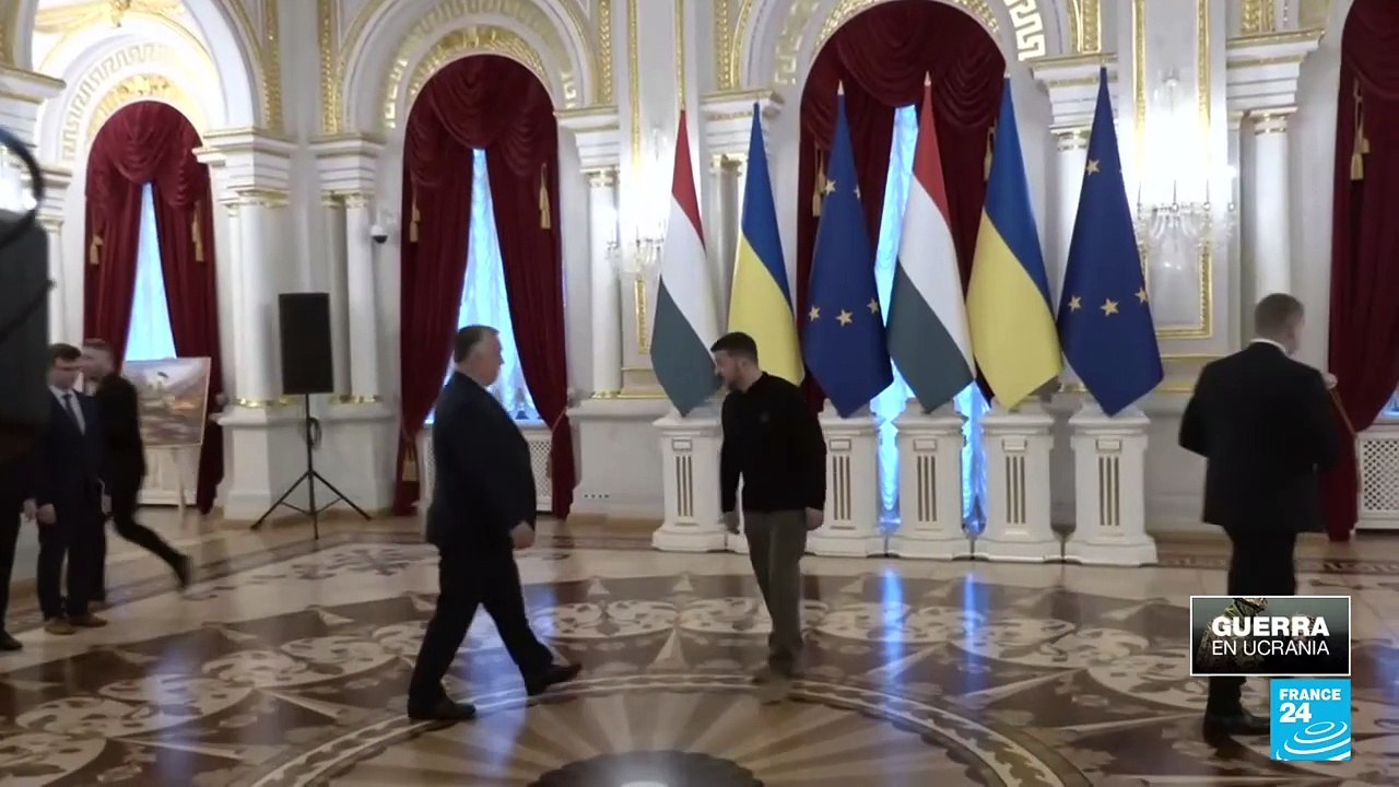 Primer ministro de Hungría visita Ucrania y pide tregua con Rusia para iniciar diálogos de paz