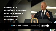 Aumenta la presión sobre Biden para que retire su candidatura presidencial