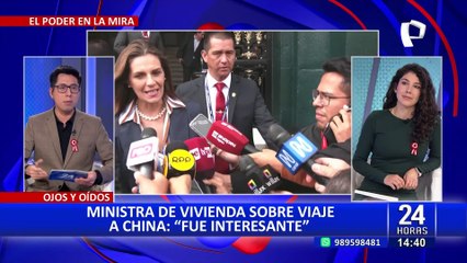 Ministra de Vivienda tras viaje a China: “En los próximos días la presidenta hablará con la prensa”