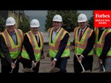 Gov. Burgum And Other Elected Leaders Attend Groundbreaking For Airport Expansion In Fargo, ND