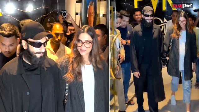 Pregnant Deepika Padukone के साथ Kalki की Screening पर पहुंचे Ranveer Singh, दिखी गजब की Bonding