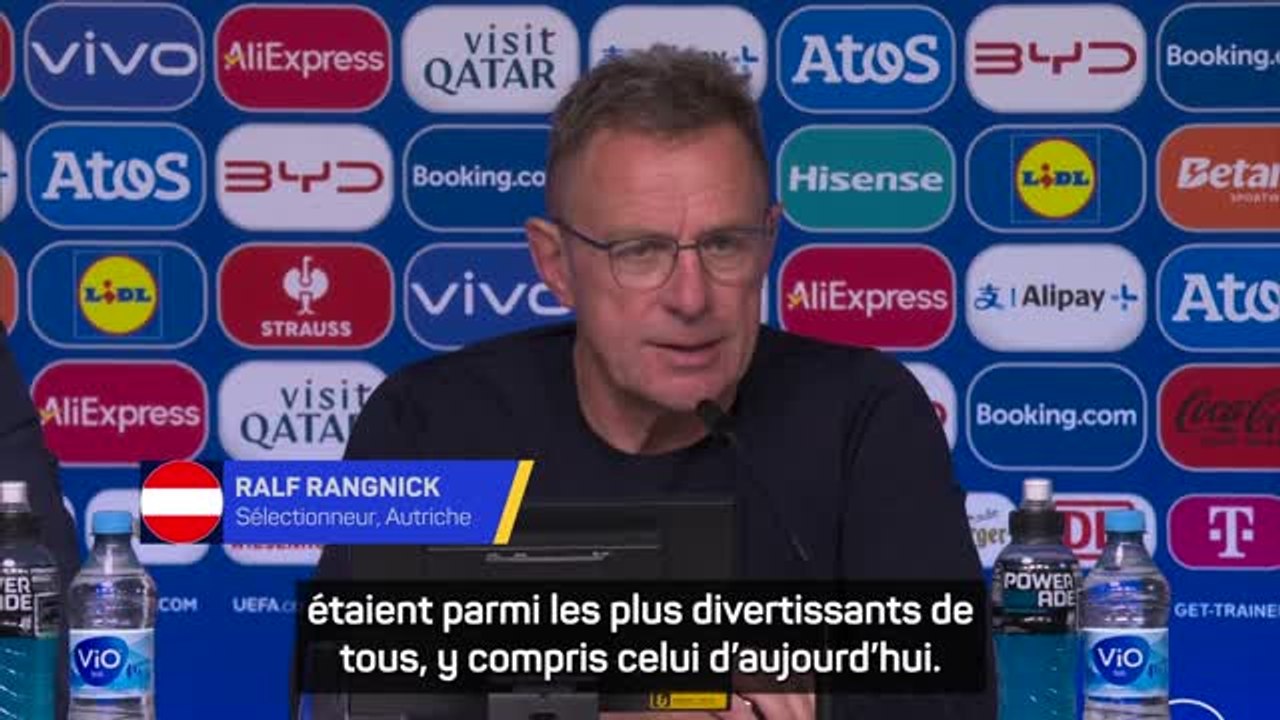 Autriche - Rangnick : “Il y a eu d'autres matches que j'ai regardés à la télévision et pour lesquels j'ai eu du mal à rester éveillé”