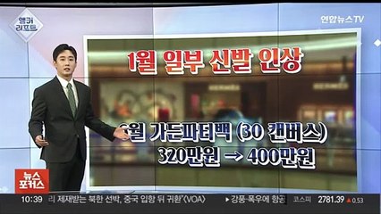 [앵커리포트] '오늘이 제일 싸다?'…명품 줄줄이 'n차 인상'