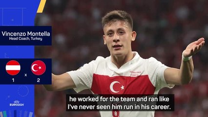 Arda Güler 'ran like never before' in Turkey win - Montella