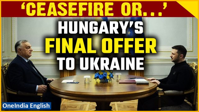 Hungary's PM Orban Meets Zelensky in a Surprise Visit, Ukraine To Cede Territory To Russia?| Watch