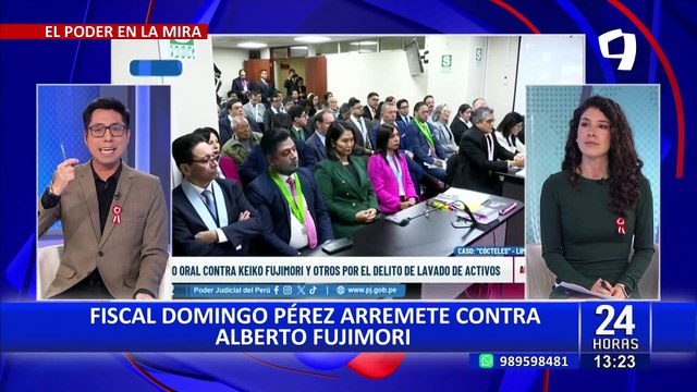 Juicio oral contra Keiko Fujimori: fiscal Domingo Pérez llama dictador a Alberto Fujimori