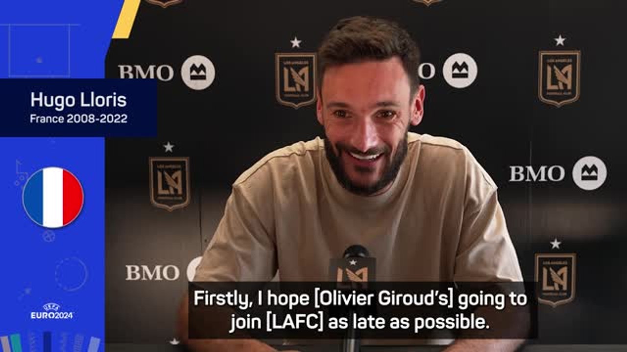 Lloris hoping Giroud stays at Euros for as long as possible