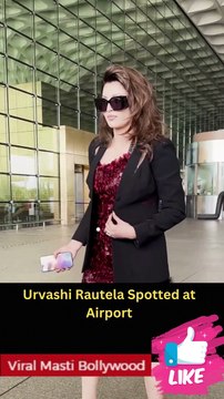 Urvashi Rautela Spotted at Mumbai Airport Viral Masti Bollywood