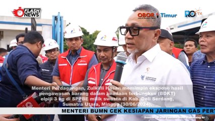 MENDAG ZULKIFLI HASAN PIMPIN EKSPOSE HASIL PENGAWASAN ELPIJI 3 KG DI SPPBE DELI SERDANG