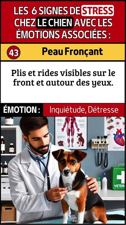 Signes Subtils de Stress : Rides et Griffades chez les Chiens