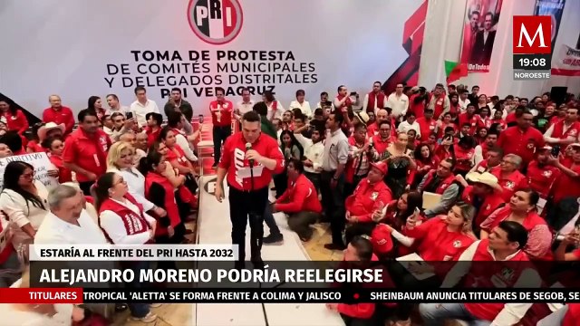 Alejandro Moreno busca reelegirse a la presidencial de PRI