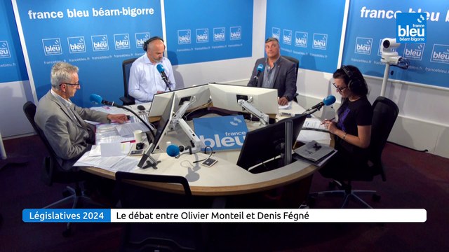 Législatives 2024 : le débat entre Olivier Monteil et Denis Fégné dans la 2e circonscription des Hautes-Pyrénées