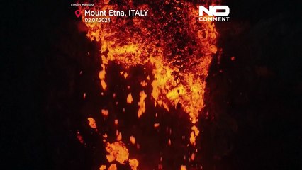 El volcán Etna entra en erupción en Sicilia