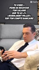 Tu viens à peine de recevoir ton salaire salaire que tu étais énormément prélevé sur ton compte bancaire 