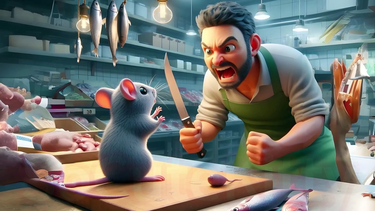 The sad story of the orange cat attracting wealth and the mouse  #cat #cute #socutekitty #aicats