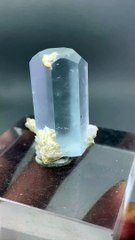 Beautiful aquamarine crystal with albite from skardu mines.